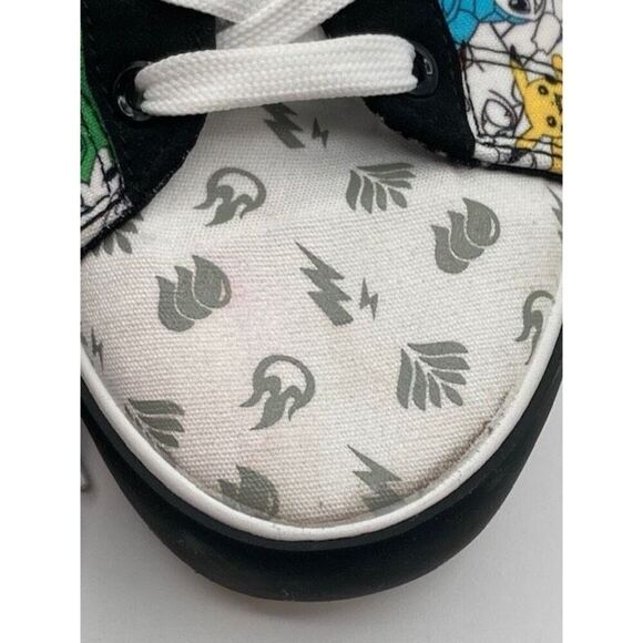 Pokemon Sneakers Men’s Size 9 Ground Up Canvas Low Top Colorful Shoes Squirtle - Picture 10 of 16